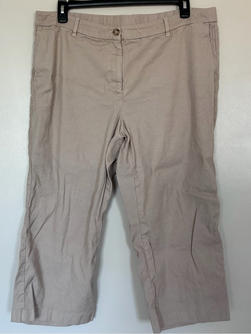 J.Jill Classic Women's Cropped Straight-Leg Pants, Size 20